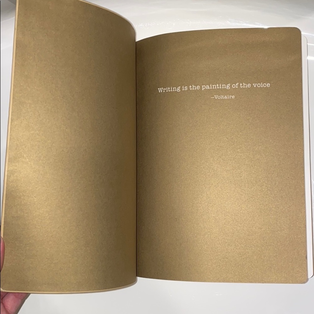 Gold Notebook - Picture 2 of 3